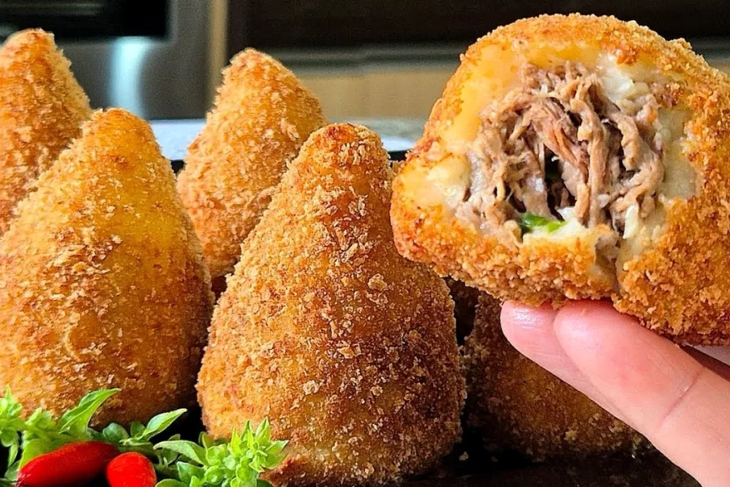 Coxinha de costela cremosa